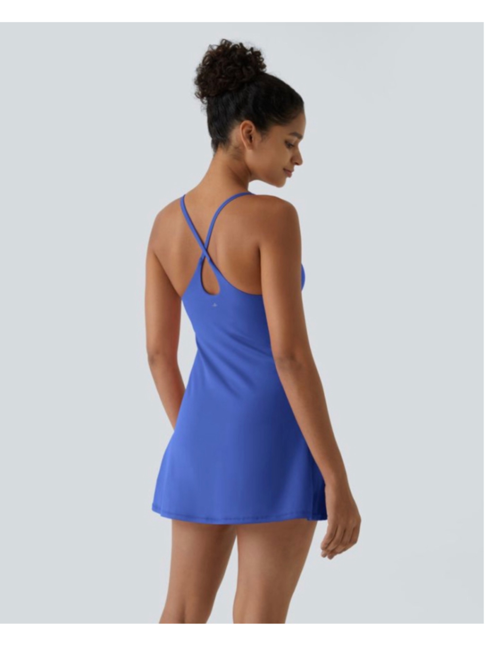 Size XS Halara SoftlyZero Plush Backless Active Dress-Easy Peezy Edition